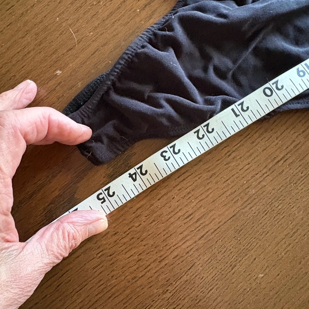 Motel Rocks Black Ruffle-Trim Women’s One-Piece Bodysuit - Picture 6 of 7